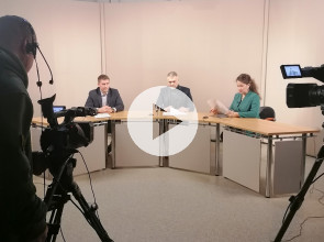 Вертинский и Ушаков в студии