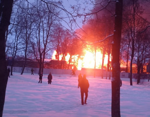 сгорело историческое здание