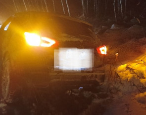 авто в кювете