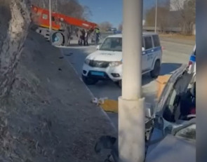 авария с автокраном