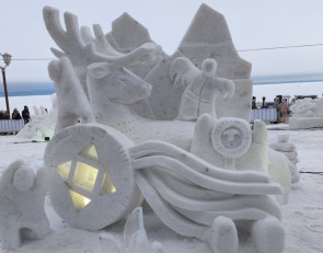 снежная скульптура