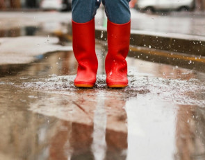 сапоги и лужа