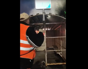 моют остановку