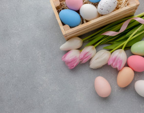 крашеные яйца