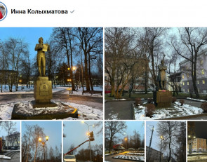 подсветка памятников