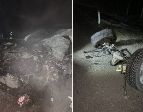 попавшая в ДТП машина