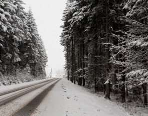 снежная дорога