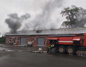 возгорание мастерской РЖД в Сортавала