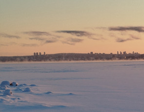 ясный морозный день