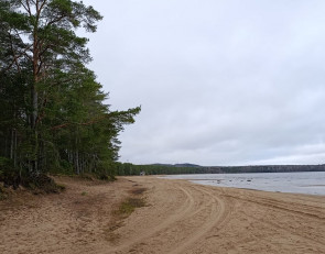 Берег Онежского озера в Шелтозере