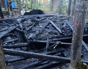 пожар в Лоухском районе