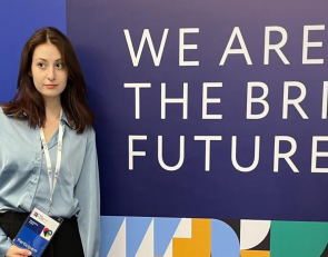 студентка ПетрГУ на Международной школе