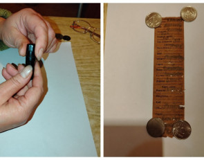 солдатский медальон и записка