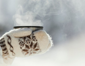 чай на морозе