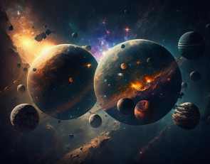 планеты в космосе