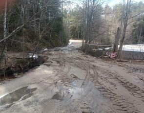 Дорога в Олонецком районе