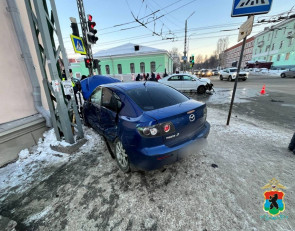 место аварии