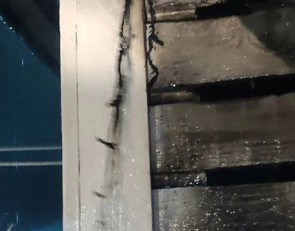 Пожар из-за гирлянды