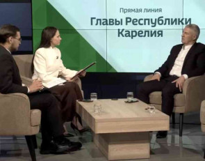 Глава Карелии на прямом эфире