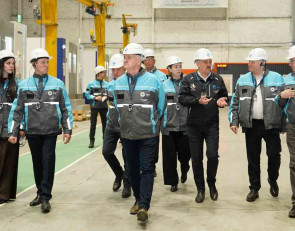 глава Карелии на открытии Петрозаводскмаш