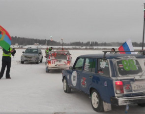 Гонки на льду в Карелии