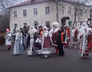 Деды Морозы в Олонце