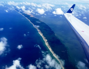 вид из окна самолета