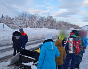 Снегоход на Камчатке