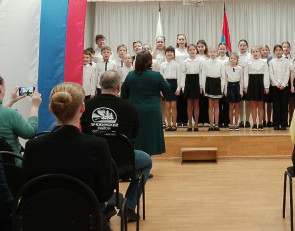 конкурс патриотической песни в Пряже