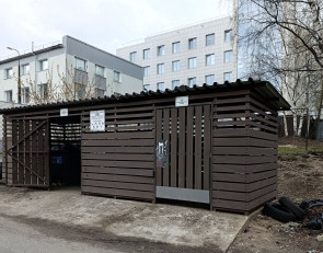 Контейнерная площадка у вокзала
