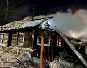 Пожар в Медвежьегорске