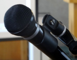 Микрофон в зале суда Петрозаводска