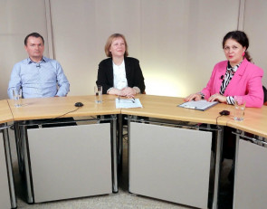 Палкина и Сысолятин в студии