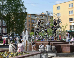 городской фонтан