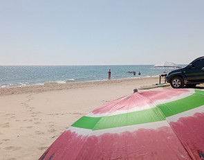 Пляж в Краснодарском крае