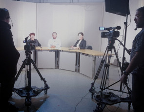 Охлопков и Билко в студии