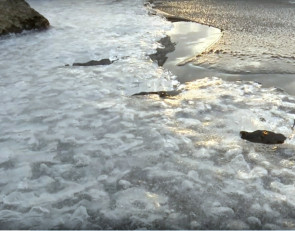 Опасный лед в Карелии