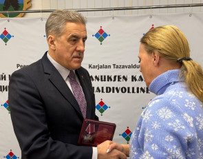 Вручение ордена Мужества