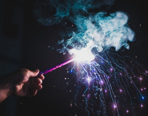 новогодний огонь