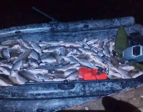 Форель в лодке