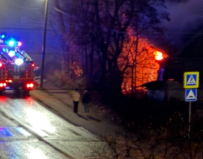 пожар в заброшенном здании