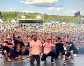 Группа План Ломоносова на сцене Воздуха Карелии