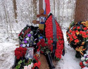 Похороны бойца Олонецкий район