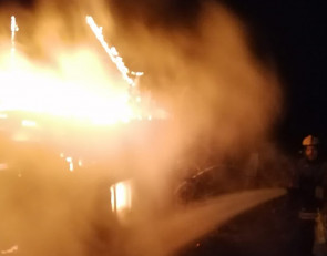 место возгорания