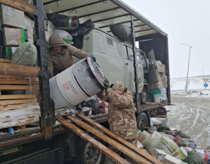 Посылки бойцам из Карелии