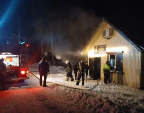 Пожар в Олонецком районе