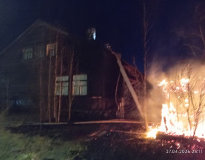 Пожар в Сортавале