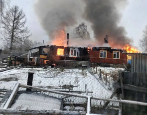 пожар в Прионежье