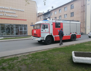 пожарные в больнице