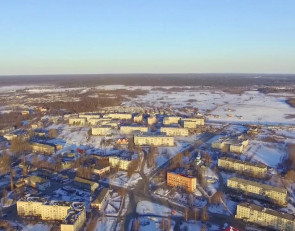 вид на Пудож сверху